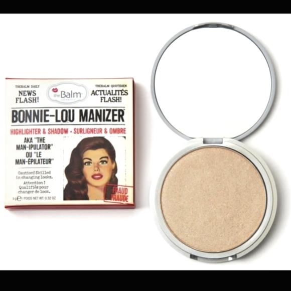NIB theBalm Cosmetics Bonnie-Lou Manizer Luminizer Highlighter Eyeshadow - Picture 7 of 7
